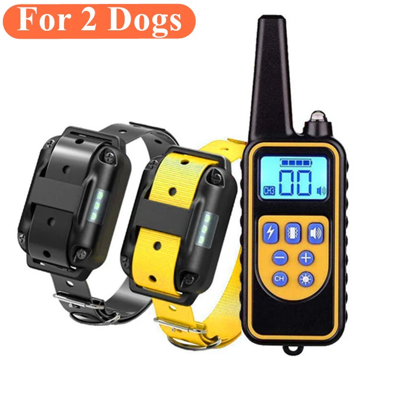 Collier de Dressage Rechargeable et Étanche pour Chiens