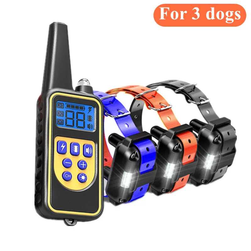 Collier de Dressage Rechargeable et Étanche pour Chiens
