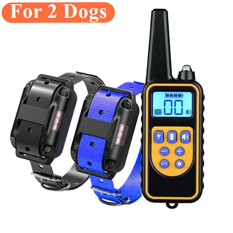Collier de Dressage Rechargeable et Étanche pour Chiens