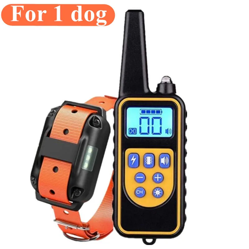 Collier de Dressage Rechargeable et Étanche pour Chiens