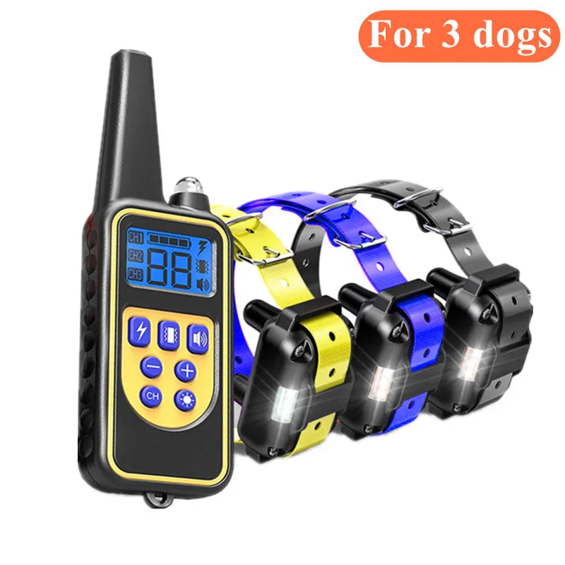 Collier de Dressage Rechargeable et Étanche pour Chiens