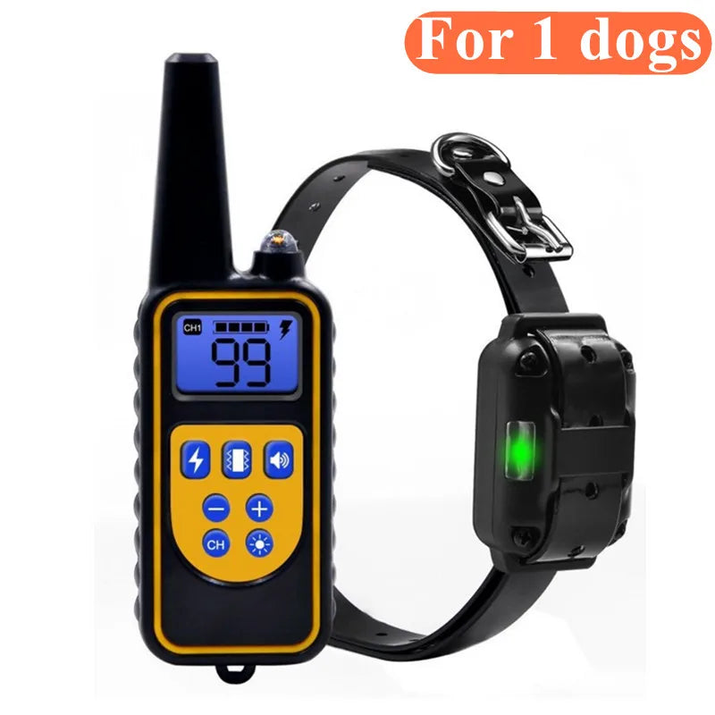 Collier de Dressage Rechargeable et Étanche pour Chiens