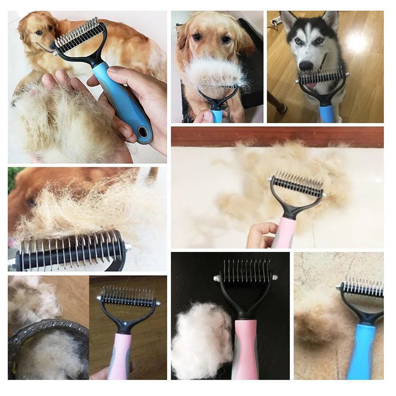 Brosse de Toilettage Double Face Premium