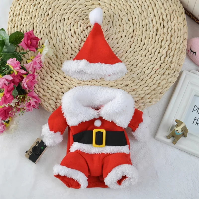 Tenue Père Noël pour chien et chat