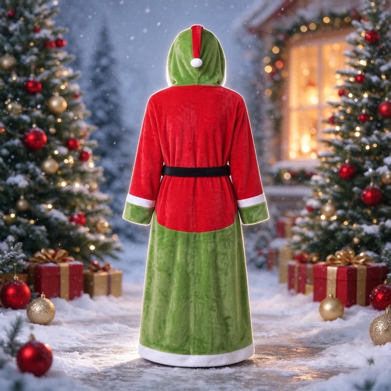 Cape de Noël à capuche