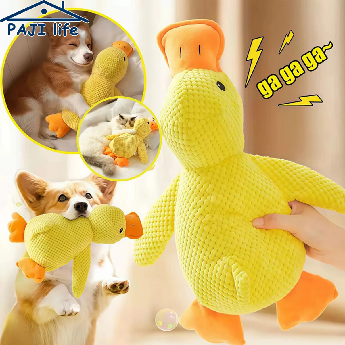 Jouet Canard pour Chien – Résistant avec Son