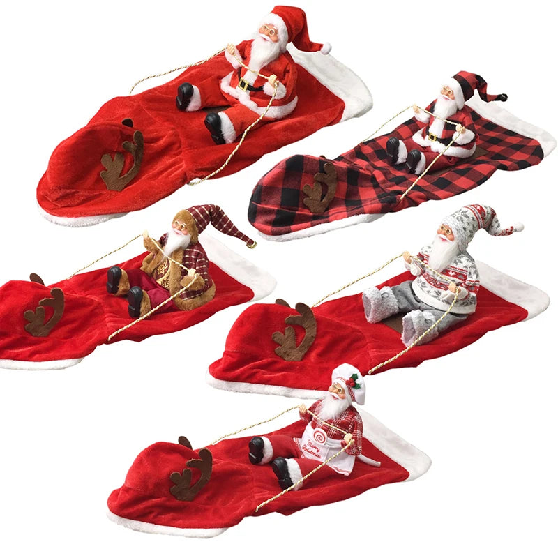 Costume Père Noël à cheval pour chien