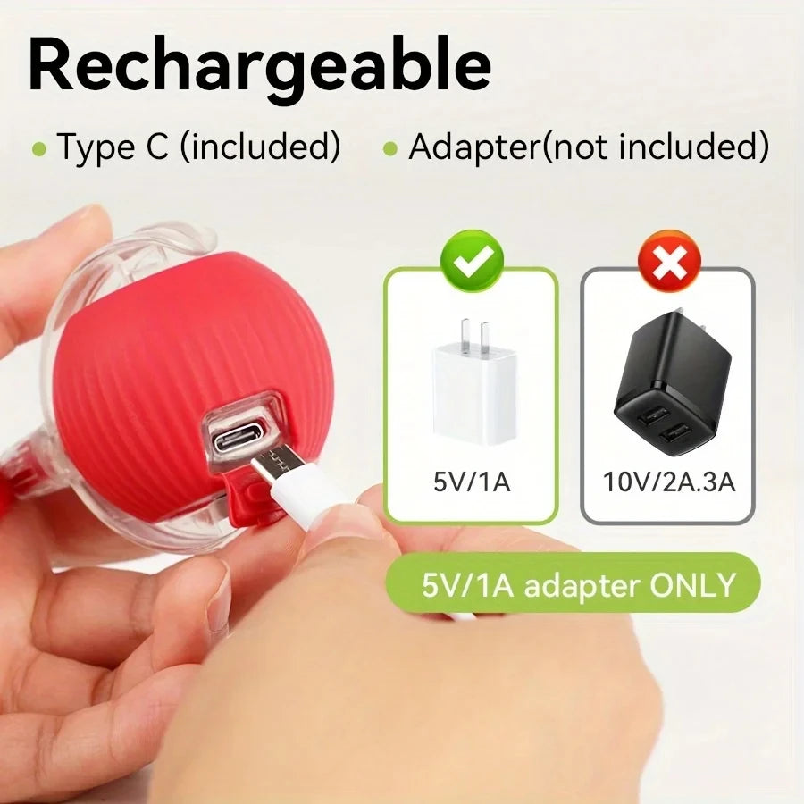profissional e todo em frances. Balle Interactive Rechargeable pour Chat