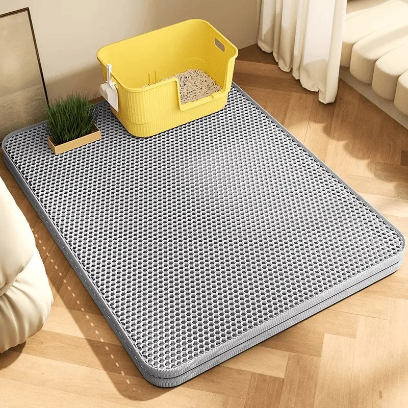 Tapis Anti-Litière Imperméable pour Chats