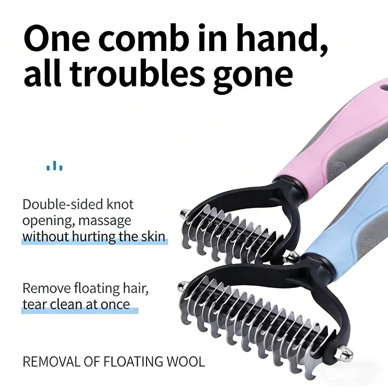 Brosse de Toilettage Double Face Premium