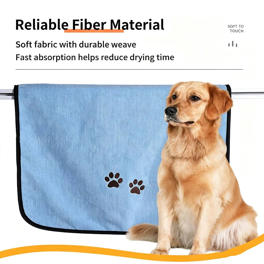 Serviette Microfibre Ultra-Absorbante pour Chiens et Chats