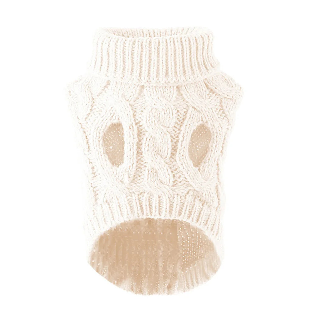 Pull Chaud pour Chien – Tricot Doux Automne & Hiver