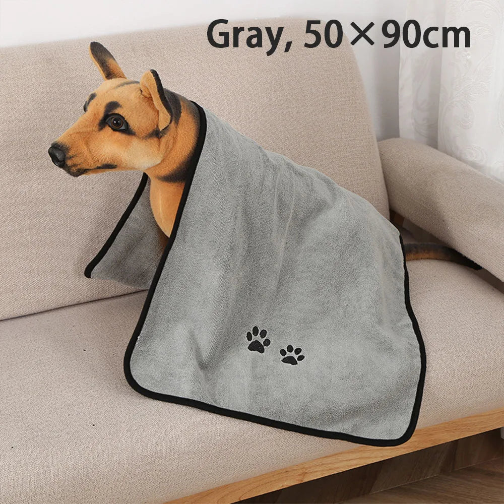 Serviette Microfibre Ultra-Absorbante pour Chiens et Chats