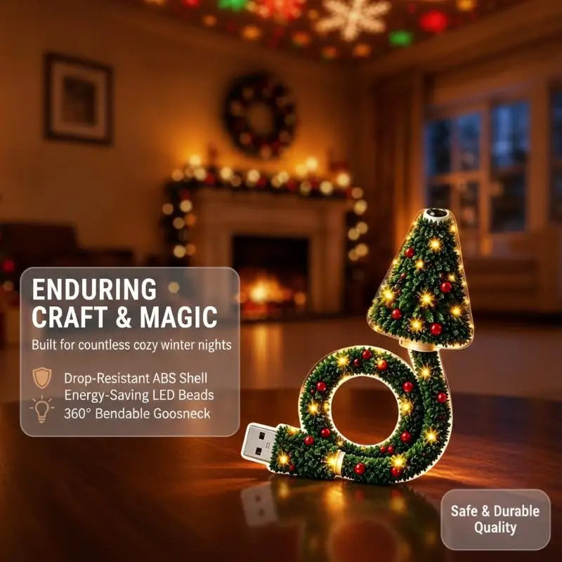 Lampe de projection de Noël USB