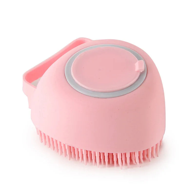 Brosse de Bain en Silicone pour Chiens et Chats – Nettoyage et Massage
