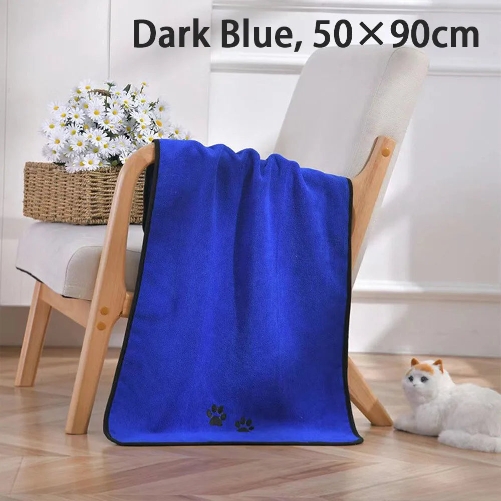 Serviette Microfibre Ultra-Absorbante pour Chiens et Chats