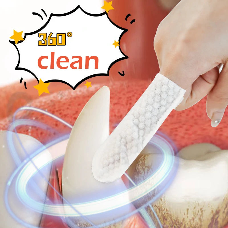 Lingettes Dentaires pour Chiens et Chats – Nettoyage du Doigt