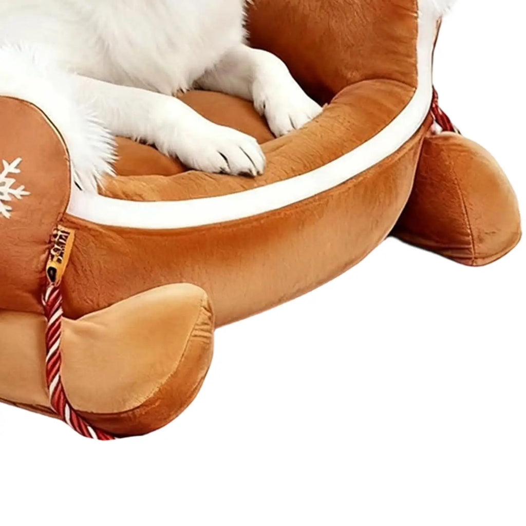 Panier traîneau de Noël pour chien