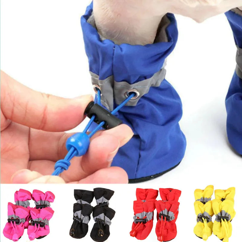 Bottes Imperméables Premium pour Animaux – Lot de 4