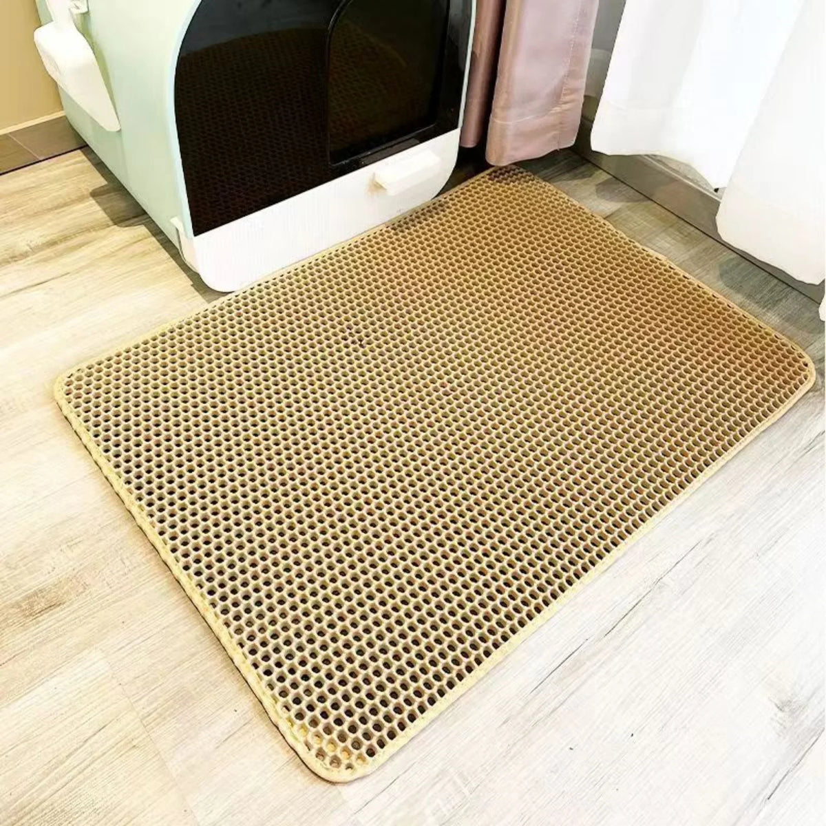 Tapis Anti-Litière Imperméable pour Chats