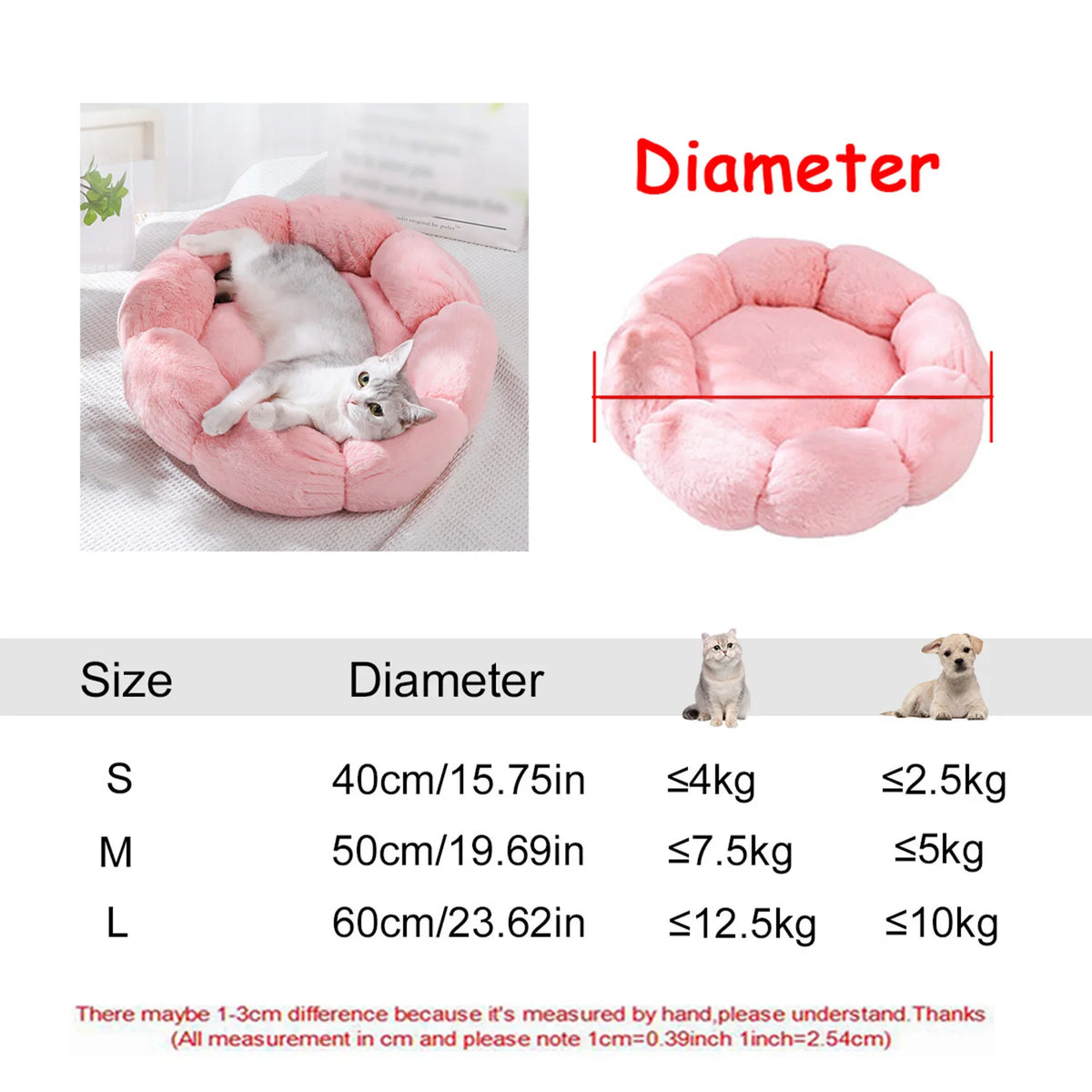 Panier Douillet pour Chien et Chat – 6 Tailles