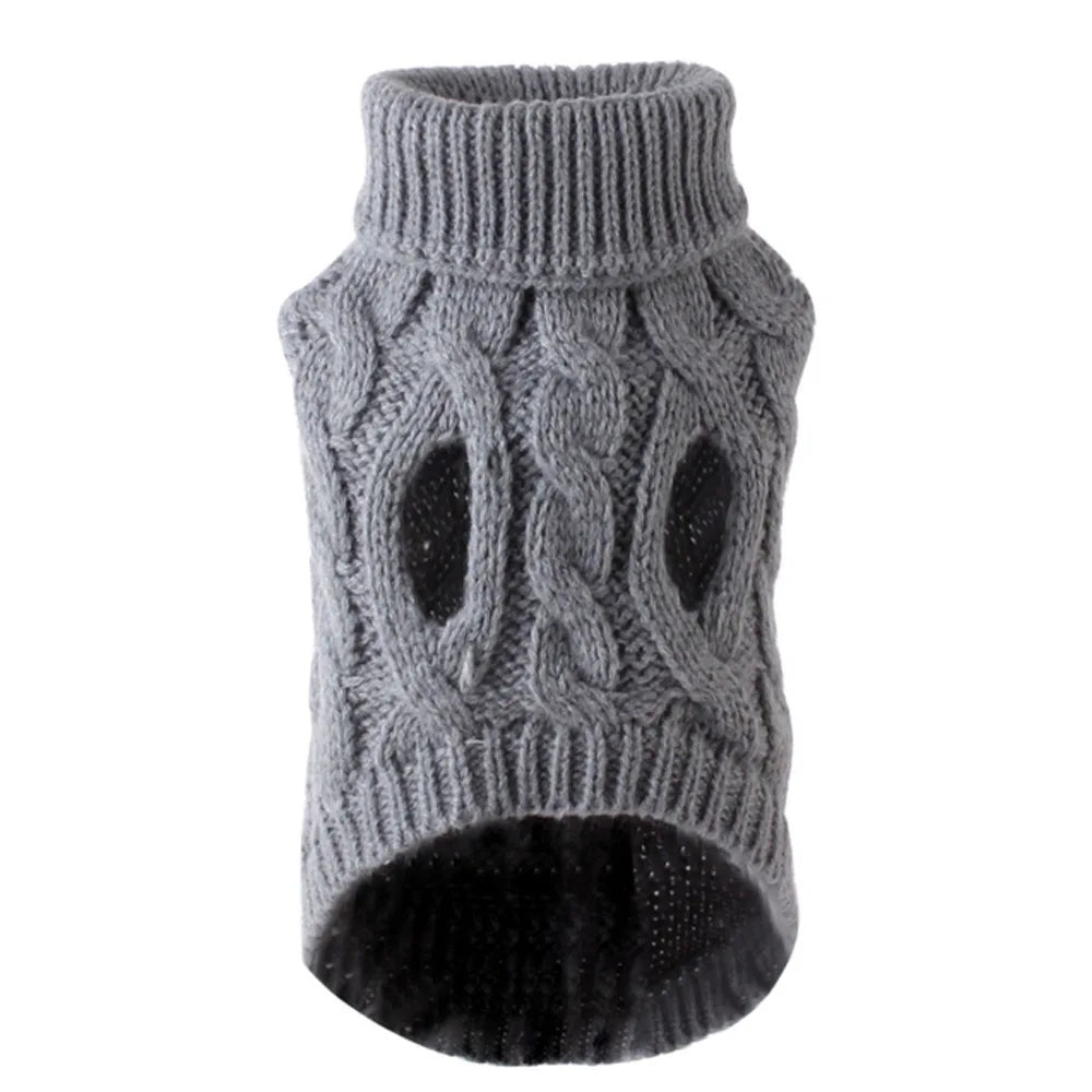 Pull Chaud pour Chien – Tricot Doux Automne & Hiver