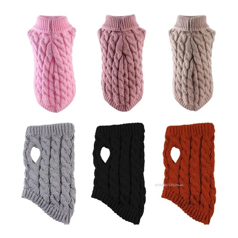 Pull Chaud pour Chien – Tricot Doux Automne & Hiver