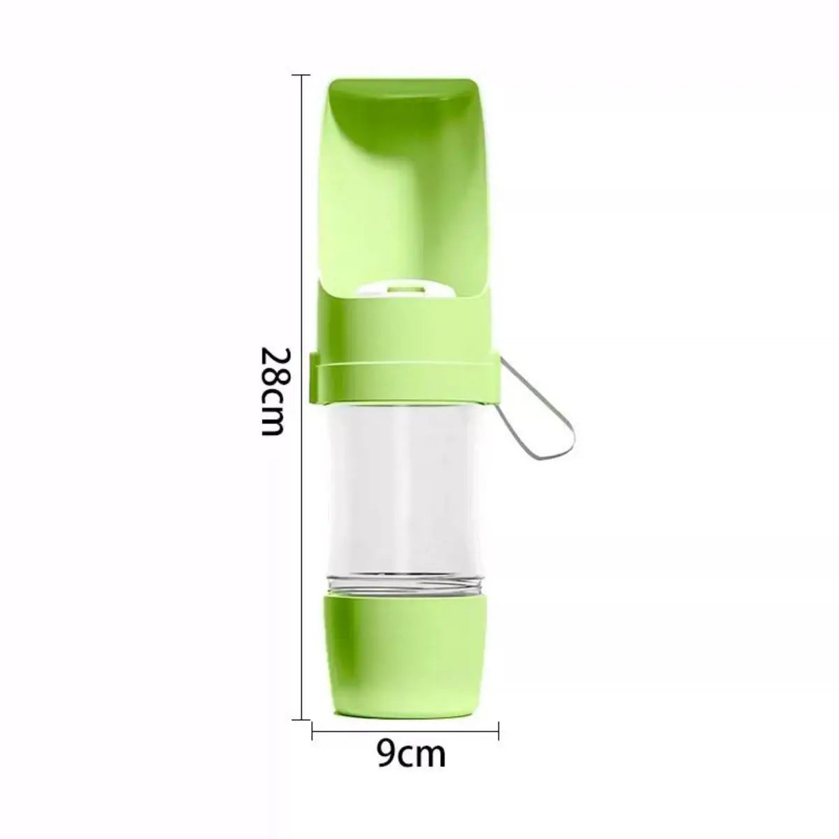 Bouteille d’eau 2-en-1 pour chien et chat – Eau & Aliments