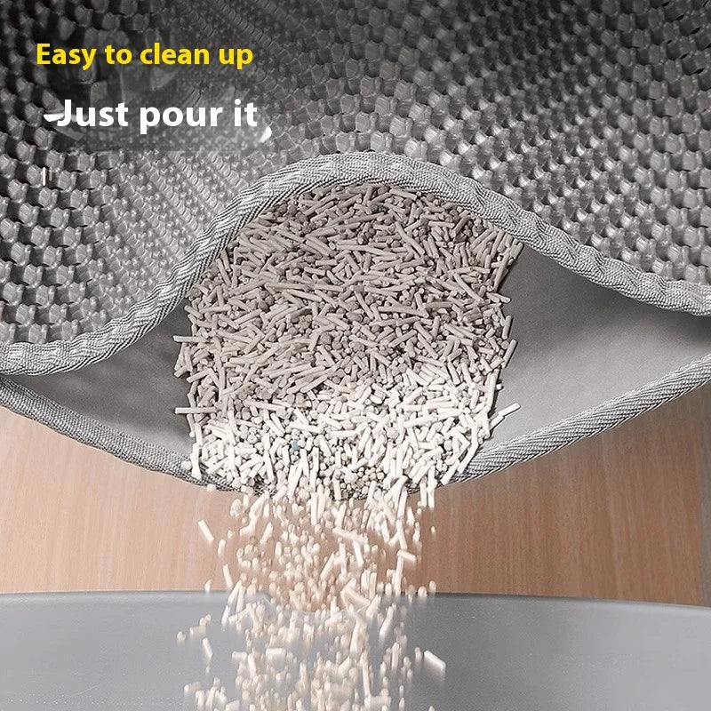 Tapis Anti-Litière Imperméable pour Chats