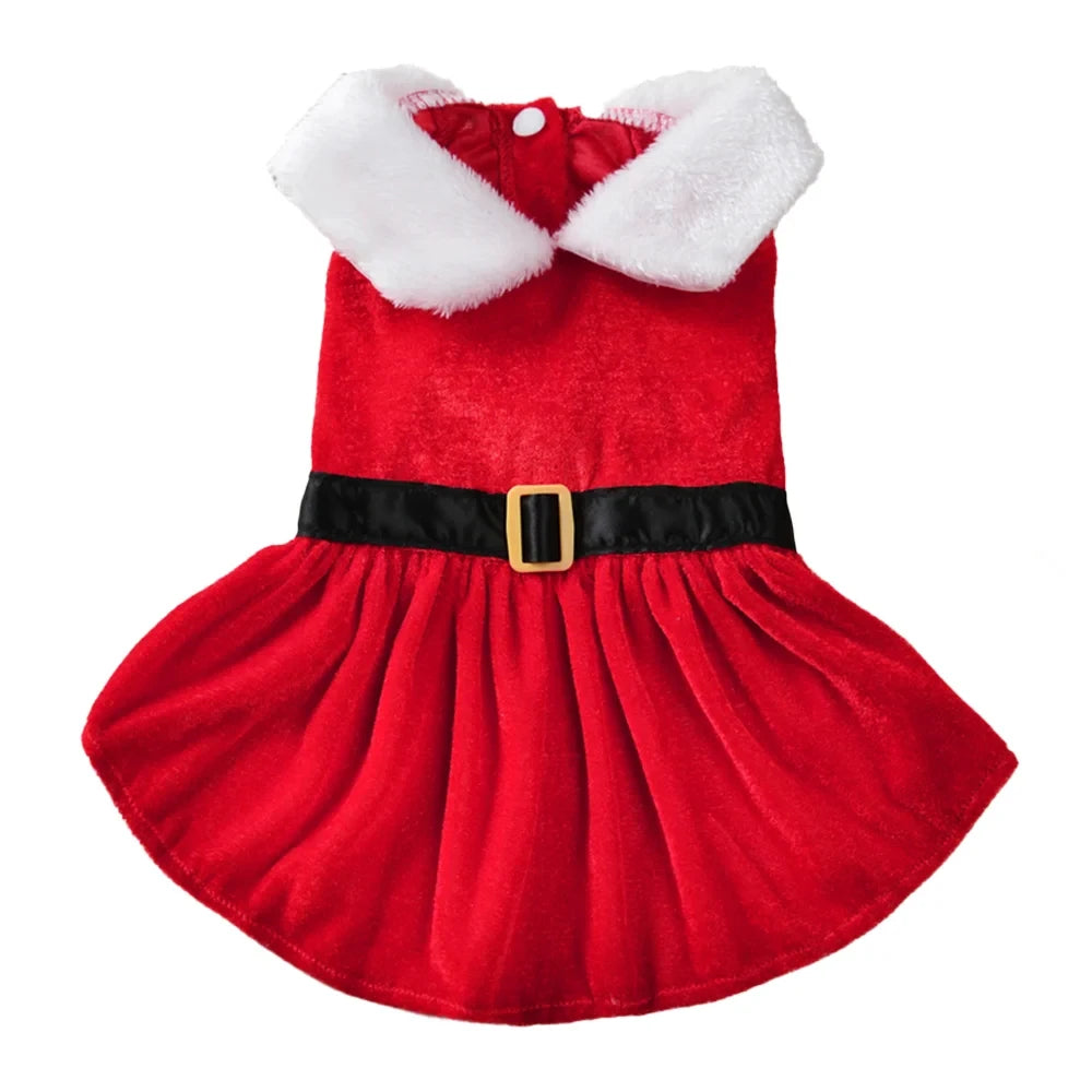 Tenue Père Noël pour chien et chat