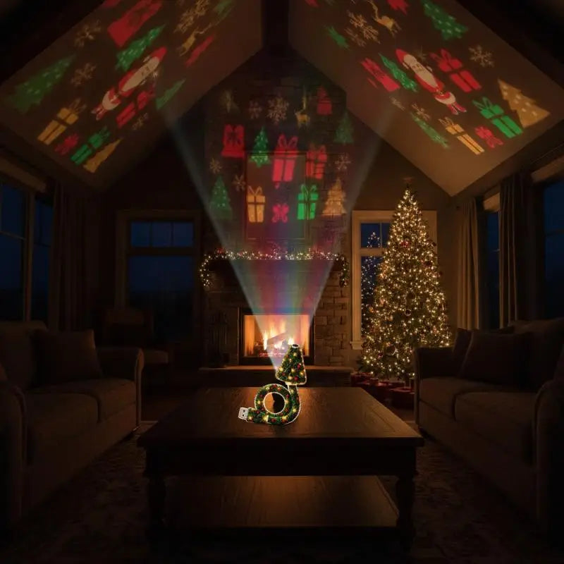 Lampe de projection de Noël USB
