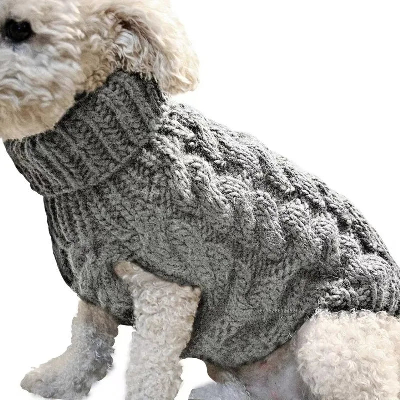 Pull Chaud pour Chien – Tricot Doux Automne & Hiver