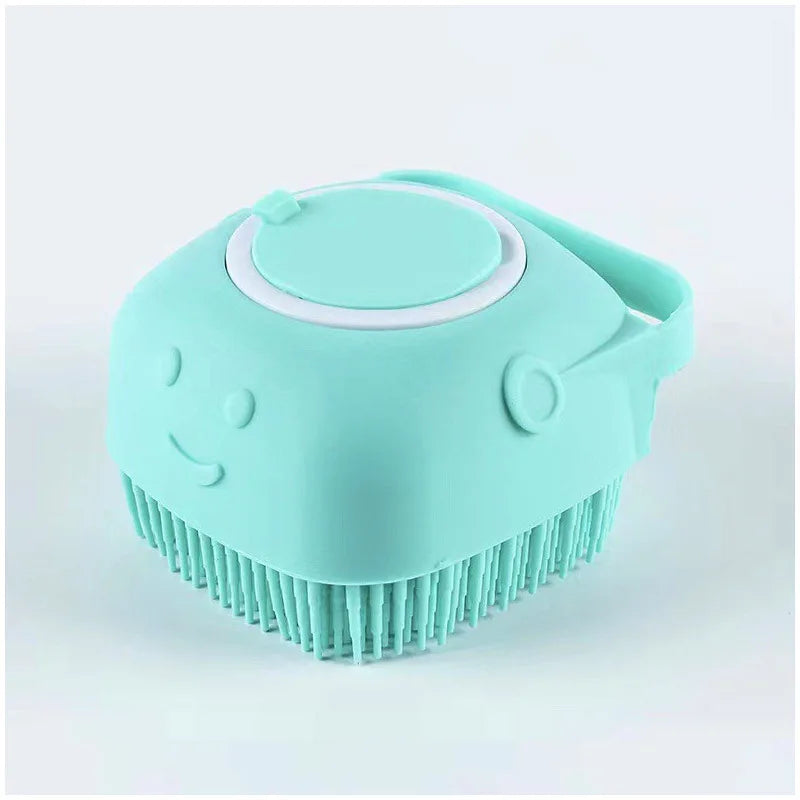 Brosse de Bain en Silicone pour Chiens et Chats – Nettoyage et Massage