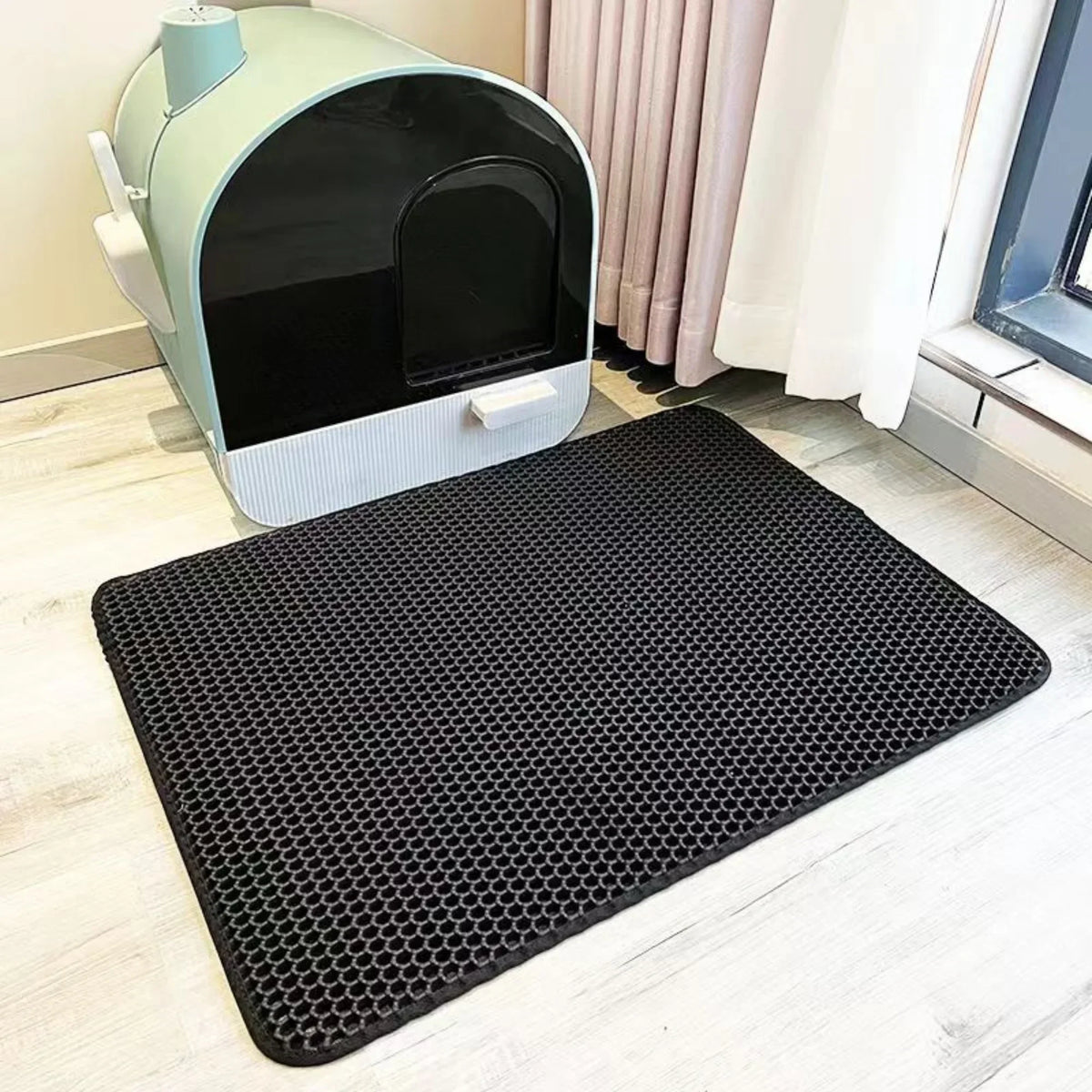 Tapis Anti-Litière Imperméable pour Chats