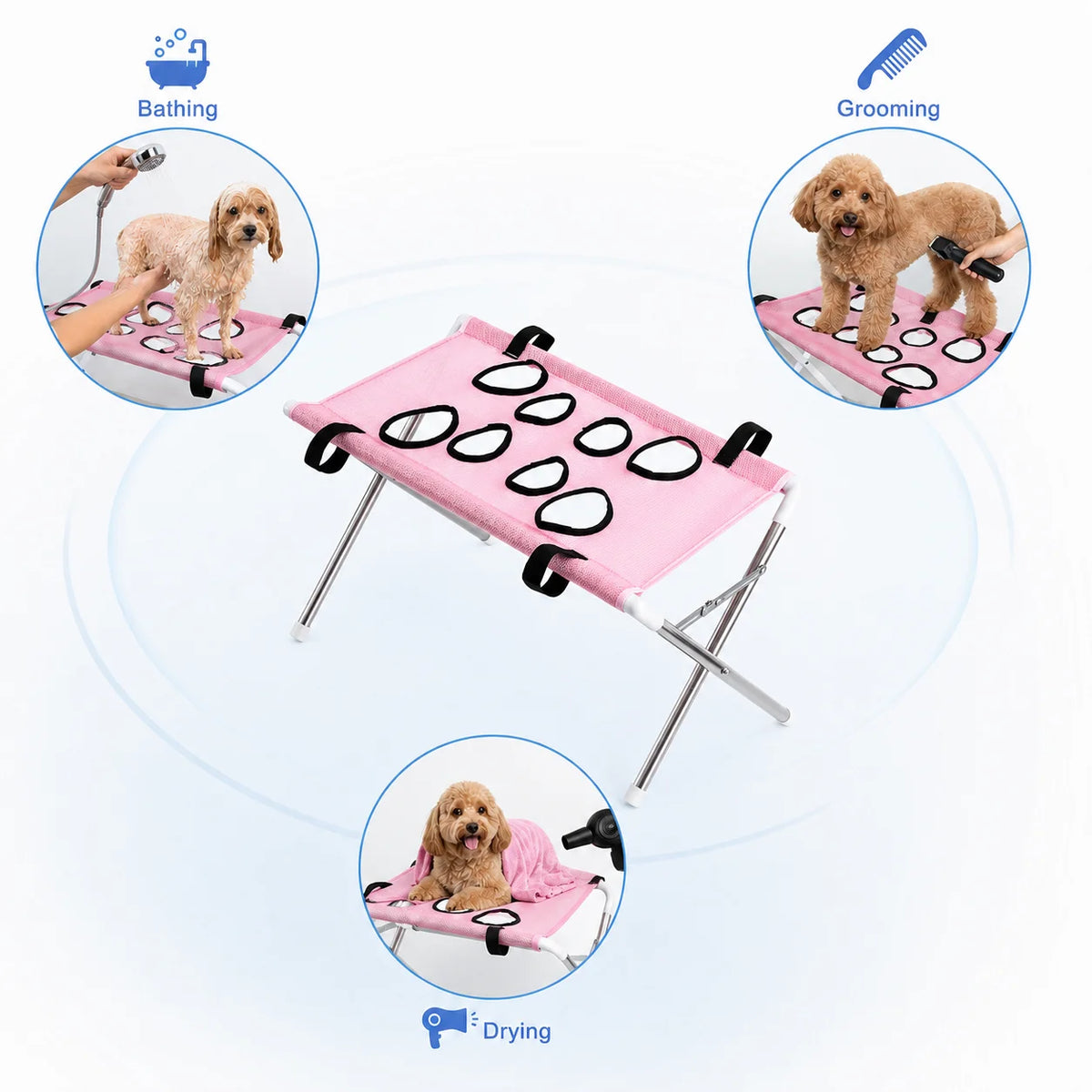 Hamac de Bain Pliable pour Chiens et Chats
