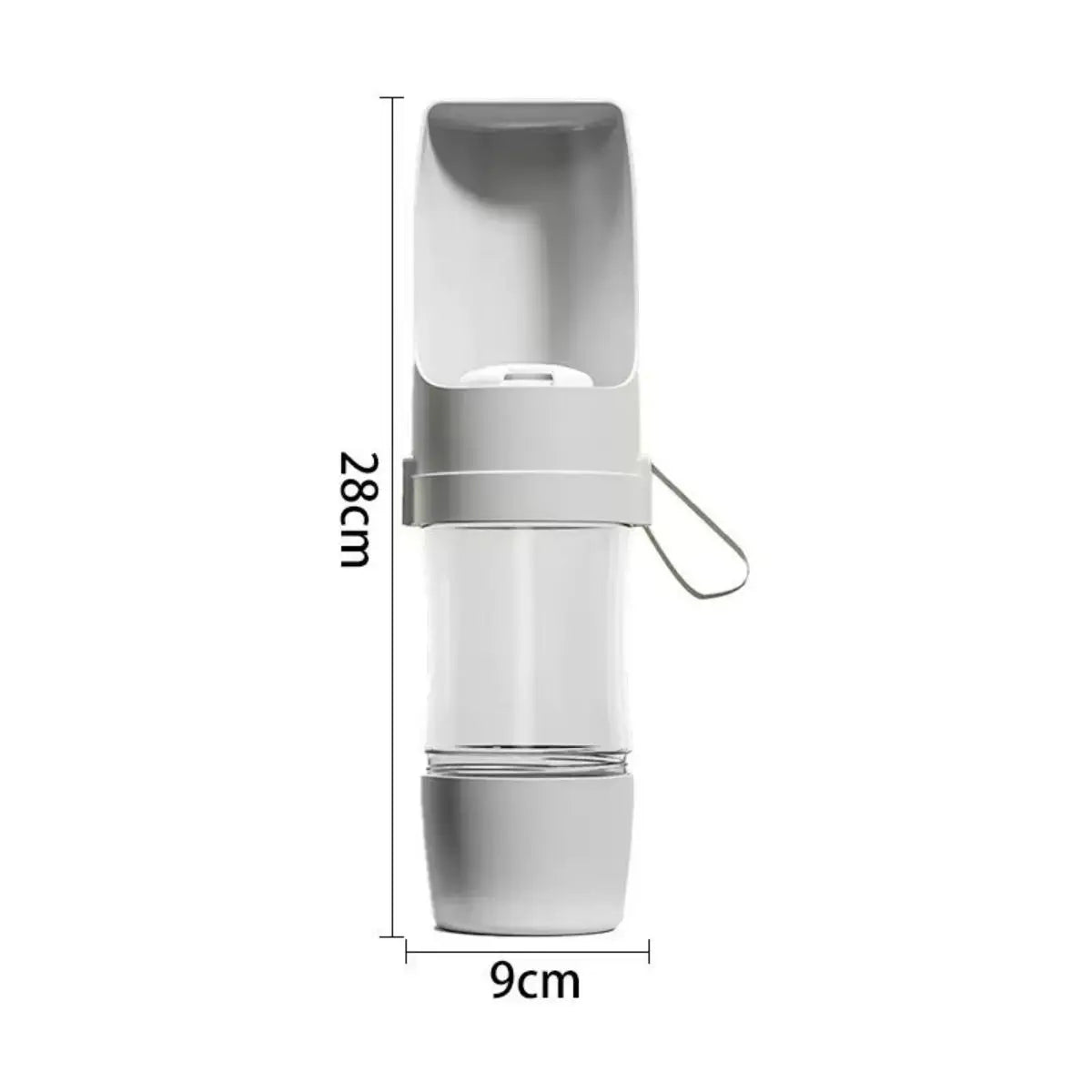 Bouteille d’eau 2-en-1 pour chien et chat – Eau & Aliments