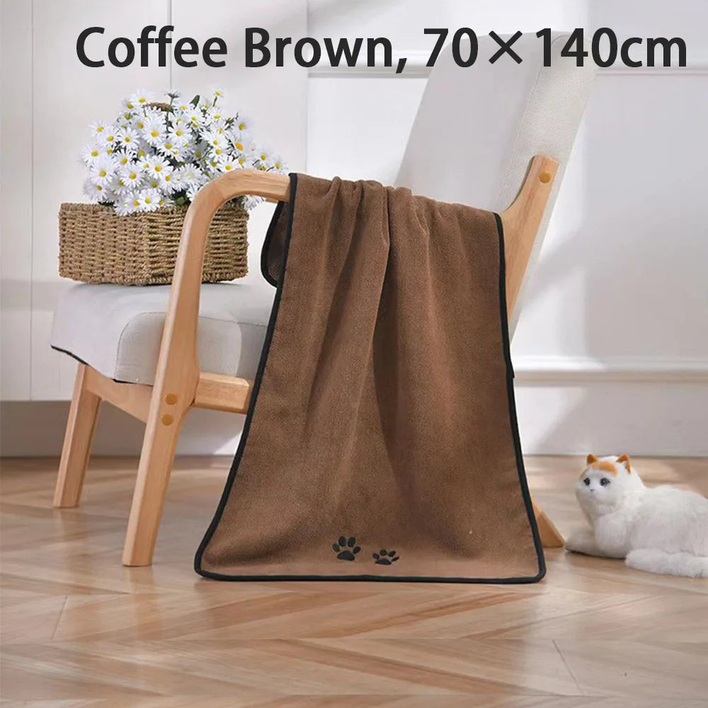 Serviette Microfibre Ultra-Absorbante pour Chiens et Chats